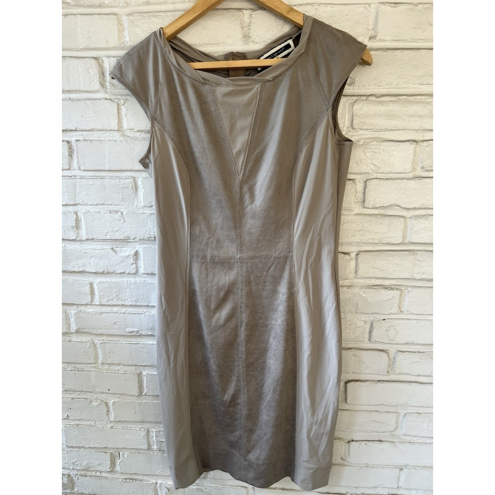 Luisa Cerano‎ Velour Cutout Beige Dress Size 4